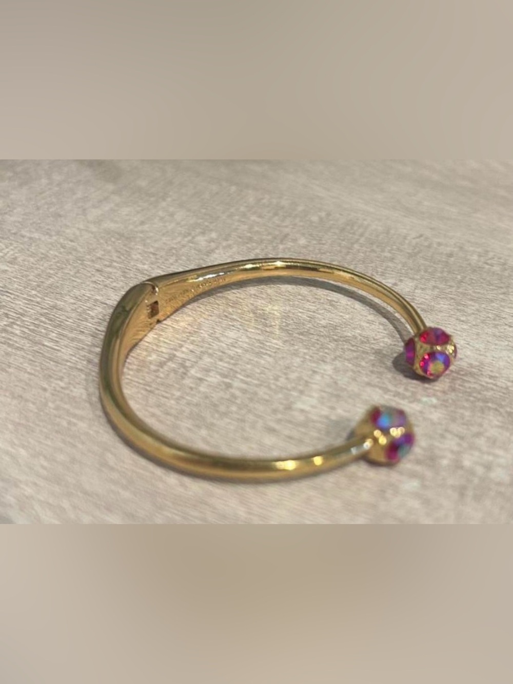 kate spade Lady Marmelade Open Cuff Bracelet with Pink and Purple - Picture 2 of 3